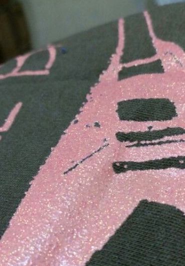 glitter plastisol